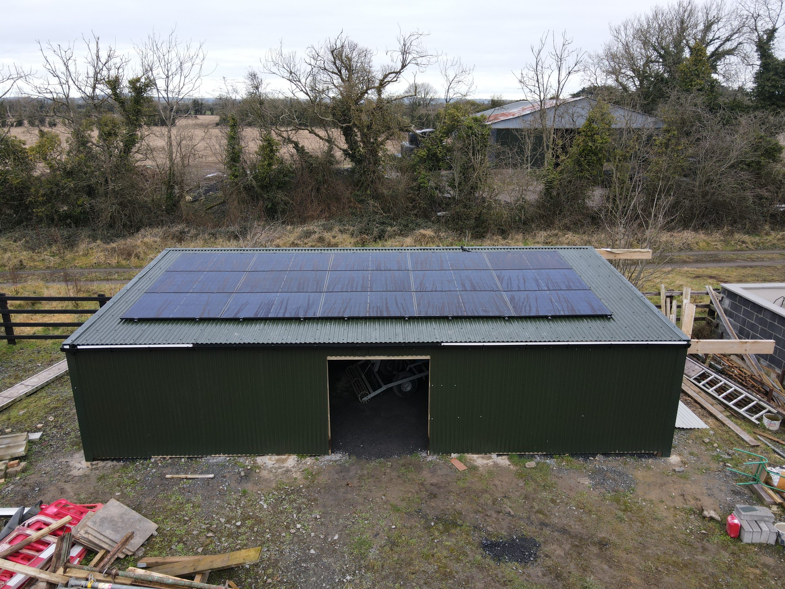 Agricultural solar panels